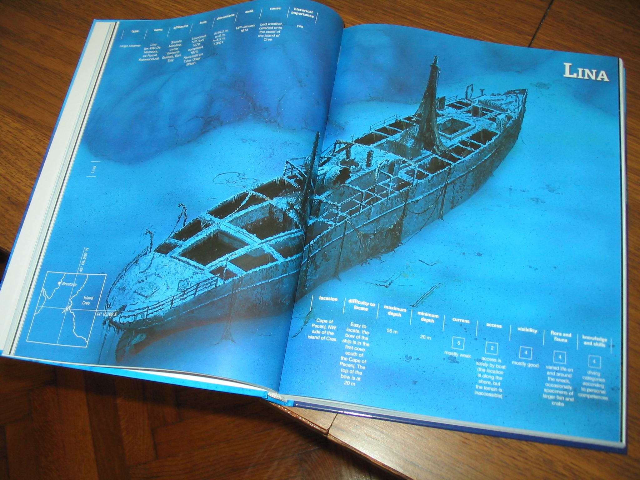 shipwreck Lina