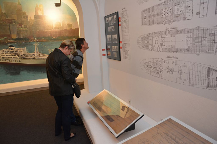 All kinds of drawings, models and photographs enhance the exhibition.
